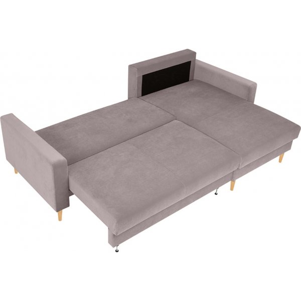 Rimi divanbäddsoffa - Taupe Rimi divanbäddsoffa - Taupe