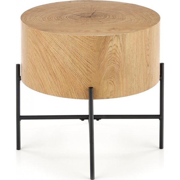 Table basse Ennis 45 cm - Chne/noir