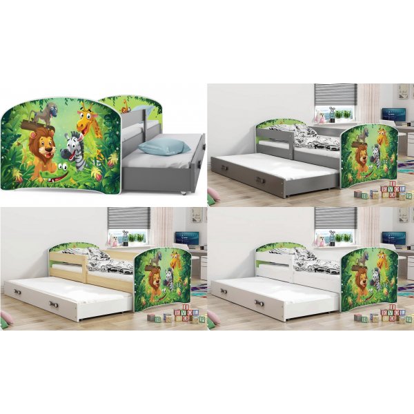 Vejle barnsäng med extrabädd 80 x 160 cm - Valfri sticker & färg Vejle barnsäng med extrabädd 80 x 160 cm - Valfri sticker & färg