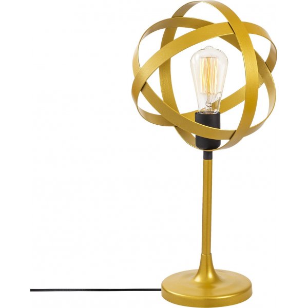Gezegen bordslampa - Guld/svart