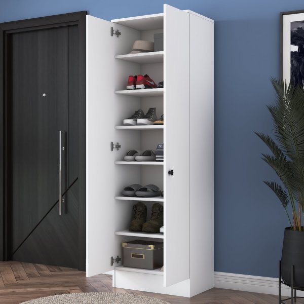Armoire Mendy - Blanc Armoire Mendy - Blanc