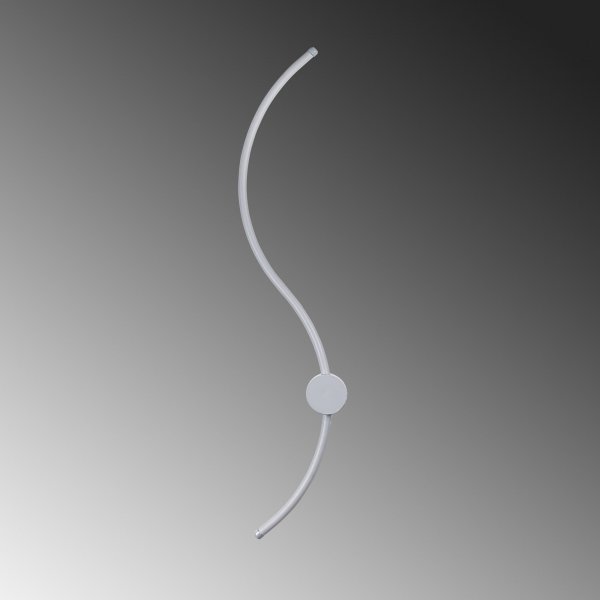 Wolf wandlamp 1 - Grijs