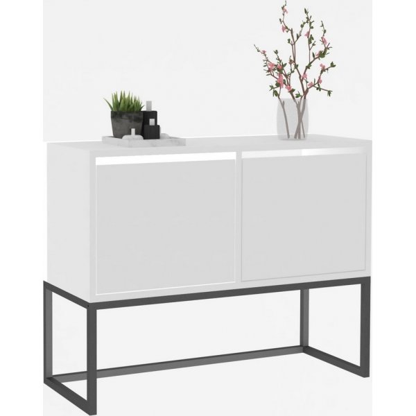 Zermat consoletafel 90 x 34 cm - Wit