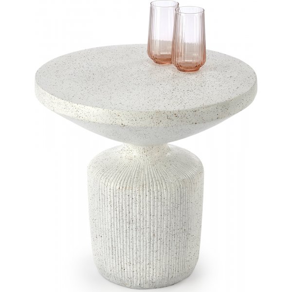 Giza salontafel Ø54 cm - Wit Giza salontafel Ø54 cm - Wit