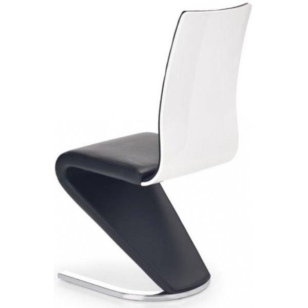 Chaise Josef - Blanc/noir + Pieds de meubles Chaise Josef - Blanc/noir + Pieds de meubles