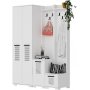 Asimo kleerhanger 130 x 44,6 x 183 cm - Wit