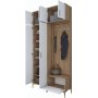 Esa hallmbel 120 x 37,5 x 240 cm - Valnt/vit