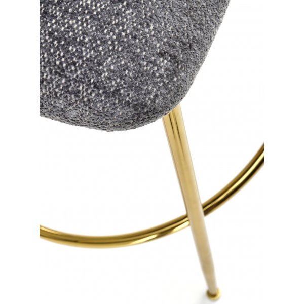 Tabouret de bar Pélican 116 - Gris/doré Tabouret de bar Pélican 116 - Gris/doré