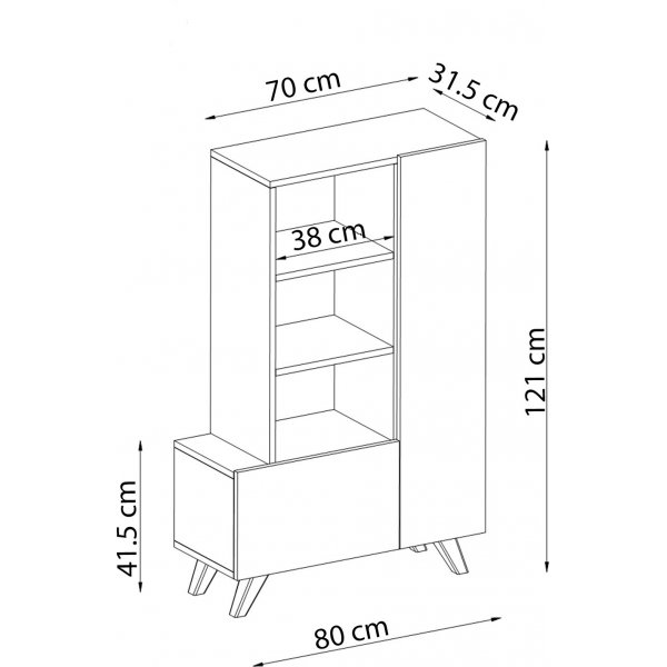 Meuble à chaussures Agostina - Anthracite Meuble à chaussures Agostina - Anthracite