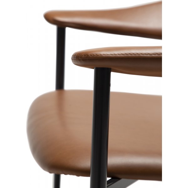 Chaise longue Rover - PU marron clair Chaise longue Rover - PU marron clair