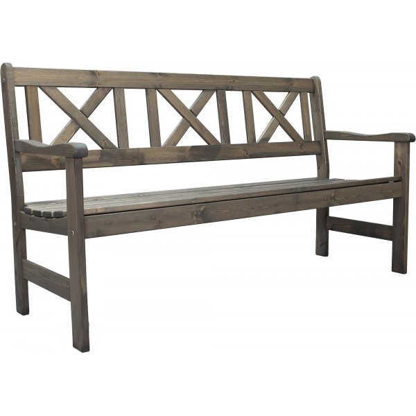 Europa tr�dg�rdsb�nk 3-sits - Gr� + Textilreng�ring f�r m�bler