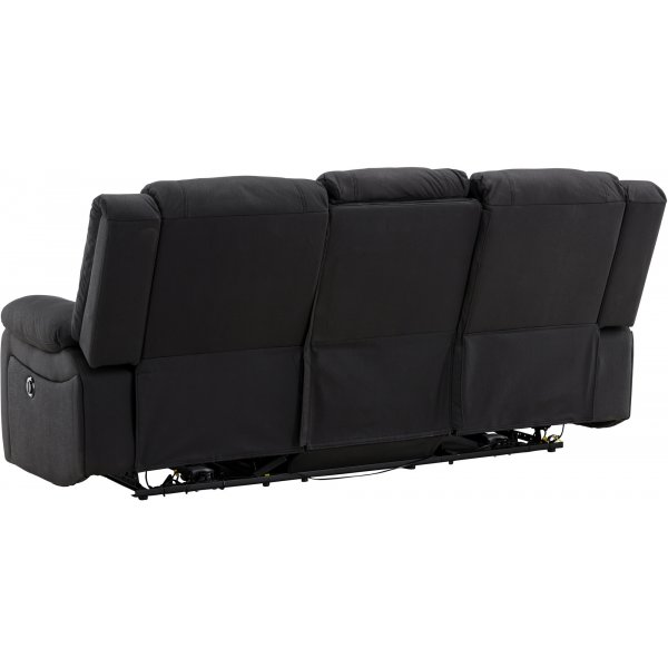 Canapé inclinable 3 places Singapore - Noir Canapé inclinable 3 places Singapore - Noir