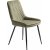 Chaise Carina en velours vert olive motif losanges