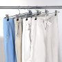 Kjolhngare, metall, 31 cm, 20-pack - Krom/svart