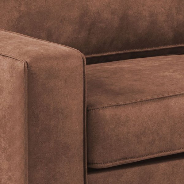 Sandö 2,5-sits soffa - Cognac ecoläder Sandö 2,5-sits soffa - Cognac ecoläder