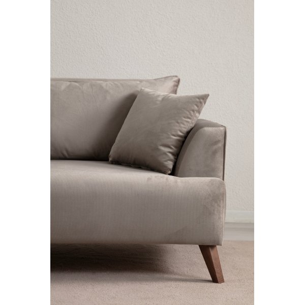 Buhara 3-sits soffa - Ljusgrå Buhara 3-sits soffa - Ljusgrå