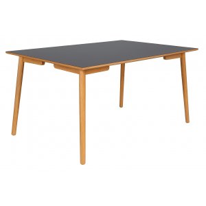 Perstorp matbord 150x90 cm - Svart/Ek Perstorp matbord 150x90 cm - Svart/Ek