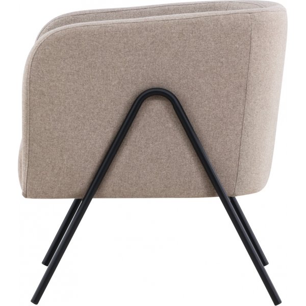 Rika fåtölj - Beige/Svart Rika fåtölj - Beige/Svart