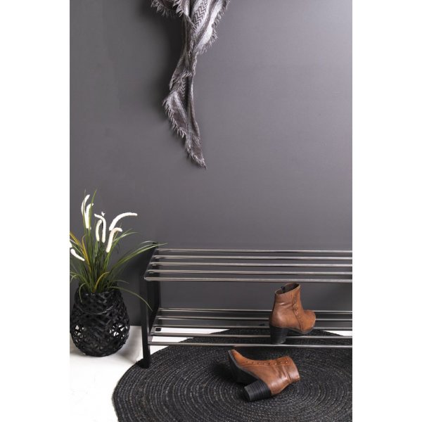 Etagère à Chaussures Padoue - Noir Etagère à Chaussures Padoue - Noir