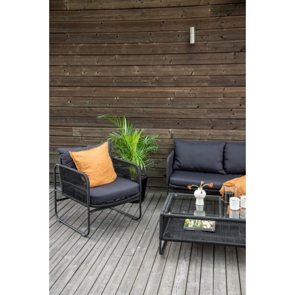 Groupe de canapés Utah - Noir Groupe de canapés Utah - Noir