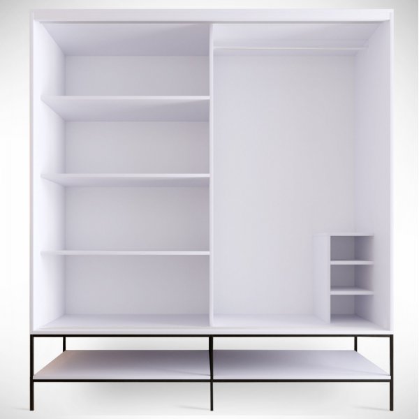 Armoire Martin 190 cm - Blanc Armoire Martin 190 cm - Blanc