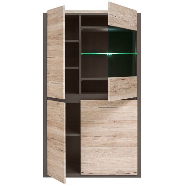 Runsala skåp - Ek/grå Runsala skåp - Ek/grå