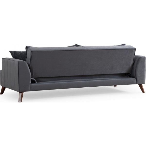 Buhara 3-sits soffa - Mörkgrå Buhara 3-sits soffa - Mörkgrå