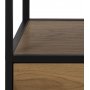 Seaford mediabänk 90 cm - Svart