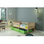 Carino juniorsng med frvaringslda 80 x 190 cm - Valfri frg