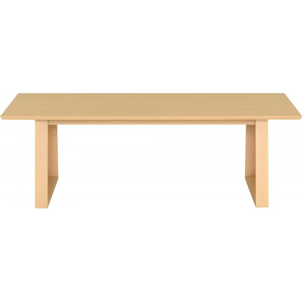 Tanum soffbord 140 x 70 cm - Vitpigmenterad lackad ekfan�r