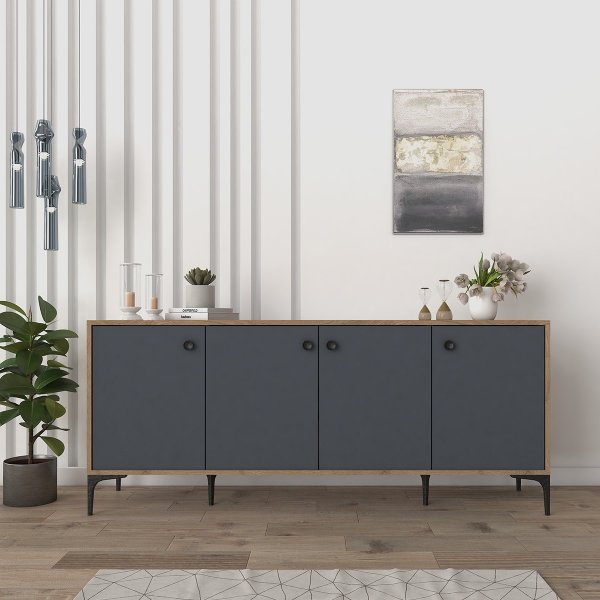 Buffet Eidur - Chêne/anthracite Buffet Eidur - Chêne/anthracite
