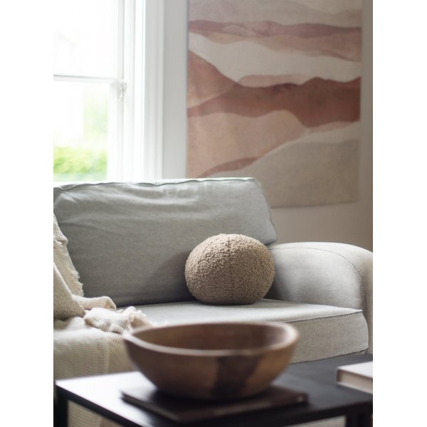 Elsie prydnadskudde 25 cm - Iskaffe Elsie prydnadskudde 25 cm - Iskaffe