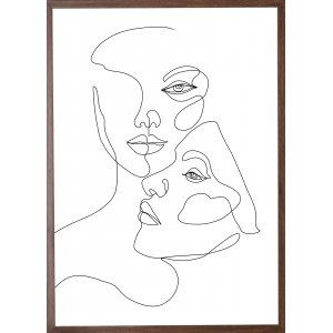 Poster - Faces - 21x30 cm