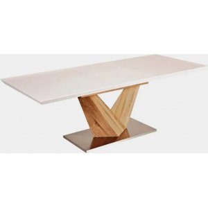 Table  manger extensible Taylor 85x140-200 cm - Chne Sonoma/blanc