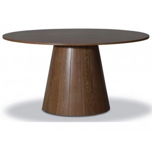 Table basse ronde Cone 85 cm - Noyer