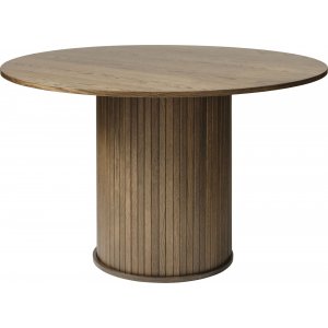 Table ronde Mood en noyer - 120 cm