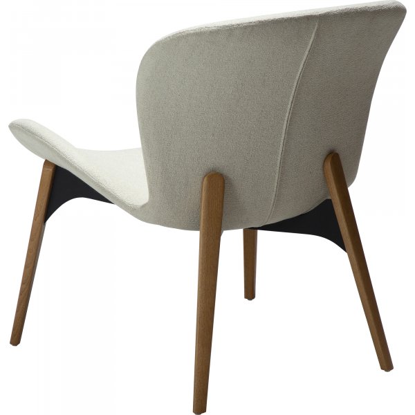 Fauteuil lounge Paragon - Bouclé blanc Fauteuil lounge Paragon - Bouclé blanc