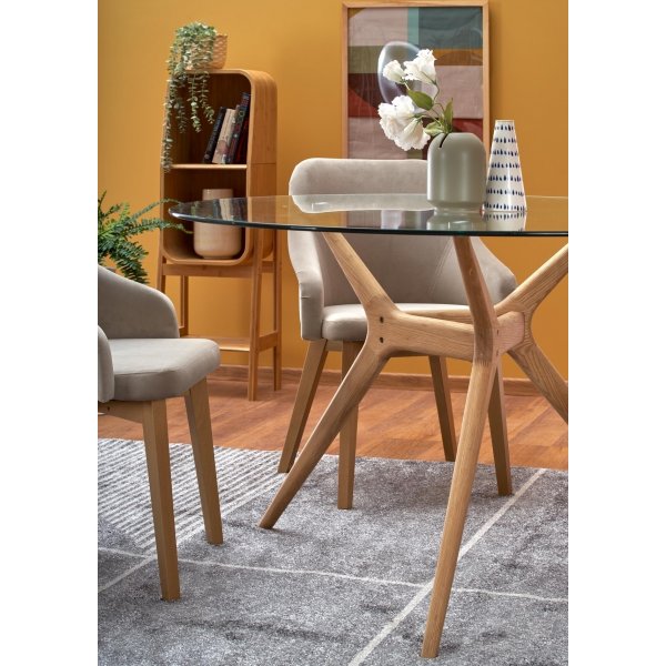 Ashmore eettafel Ø120 cm - Eiken Ashmore eettafel Ø120 cm - Eiken