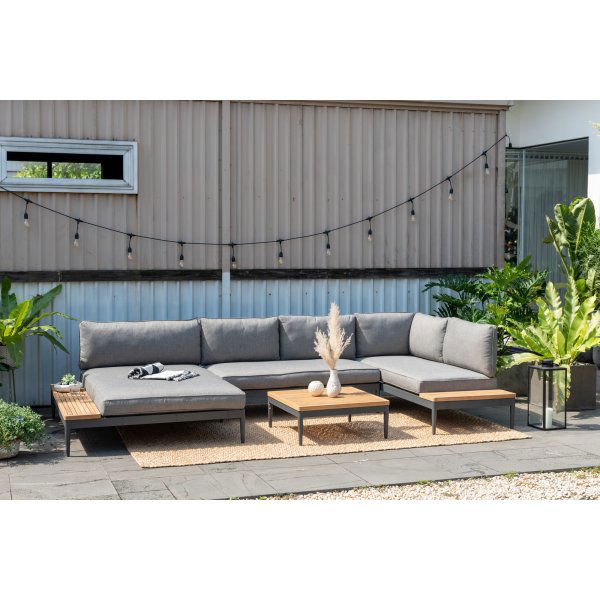 Ensemble de canap�s Lifestyle Garden Topaz - Gris/teck