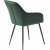 Boston Fauteuil in groen fluweel