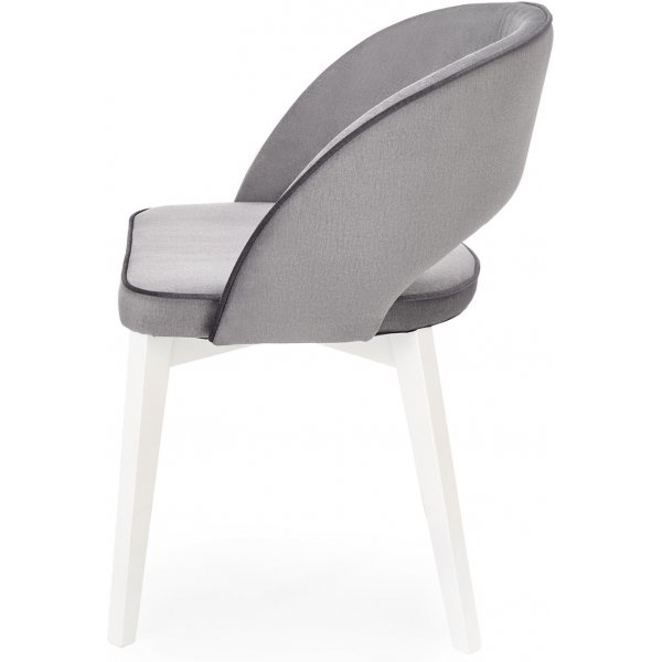 Lungo karmstol - Grå/vit Lungo karmstol - Grå/vit