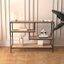 Hernes avlastningsbord 100 x 28 cm - Ek/svart