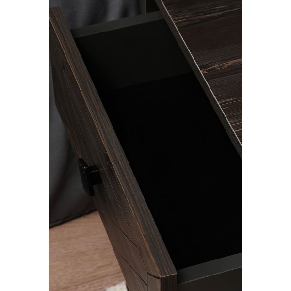 Luna sngbord - Mrkbrun