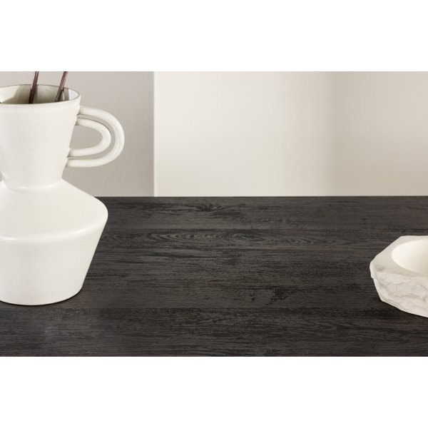 Keholmen matbord 220 x 100 cm - Svart/Brun