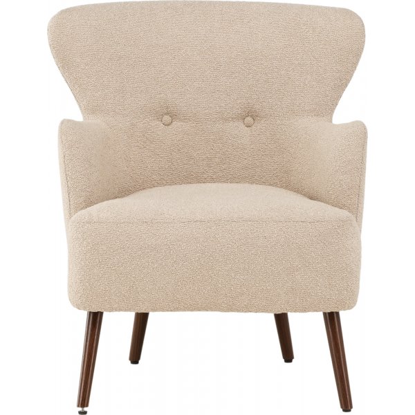 Fauteuil Lincoln - Bouclè beige Fauteuil Lincoln - Bouclè beige