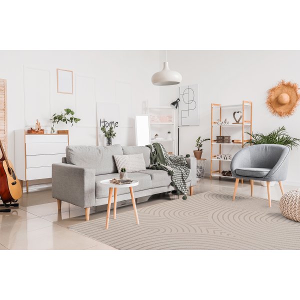 Genova Zen maskinvvd matta Vit