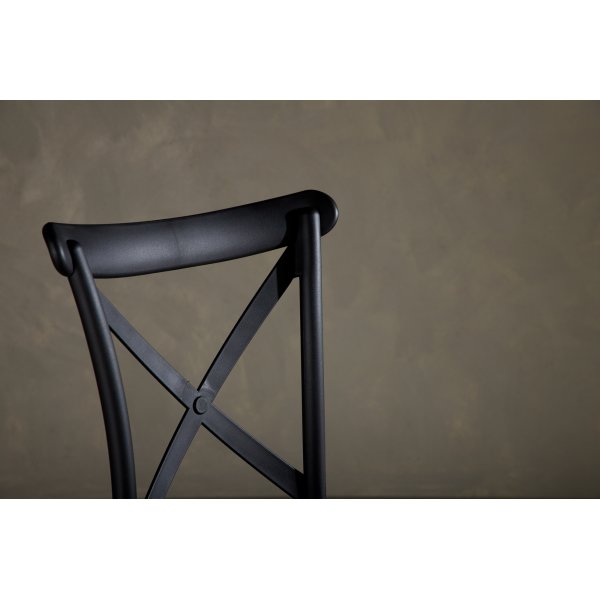 Chaise de salle à manger Crosett - Noir Chaise de salle à manger Crosett - Noir