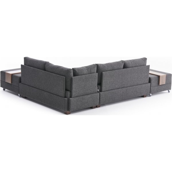 Fly canap d'angle droit - Anthracite