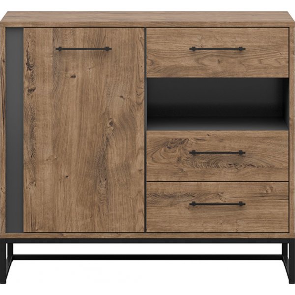 Loft byrå - Mörk ek Loft byrå - Mörk ek