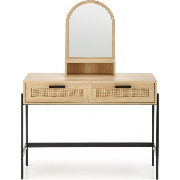 Carmen sminkbord 104 x 35 cm - Beige/svart Carmen sminkbord 104 x 35 cm - Beige/svart